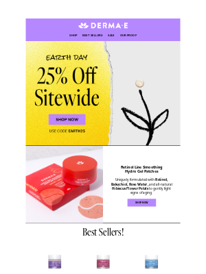 Derma E - Treat Your Skin + the Earth 🌎 25% OFF Sitewide 💚