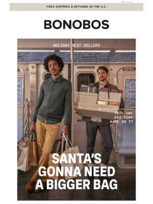 Bonobos - It’s Shop for Yourself Time