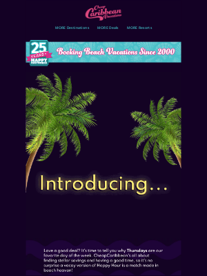 CheapCaribbean - Introducing Happy Hour Deals🍹💰