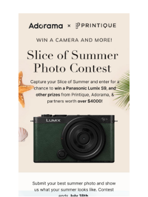 Printique - Win a Lumix camera & other prizes worth over $4000!