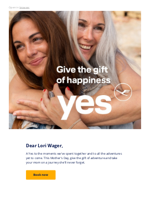 Lufthansa - Finding the perfect gift for mom has never been easier 💐