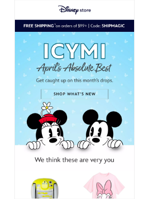 Disney - Get up to speed on this month’s drops