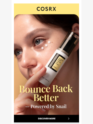 COSRX - Bounce Back Better - Powered by Snail🐌