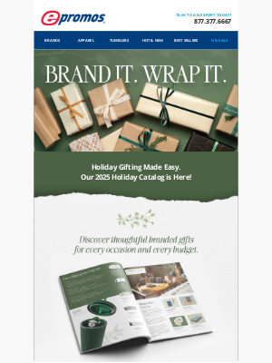 ePromos Promotional Products - ePromos Holiday Catalog has Arrived!