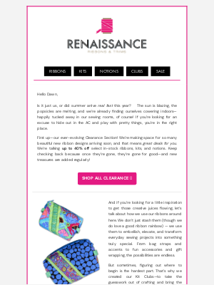 Renaissance Ribbons - 🎉 Hot Deals & Cool Projects: Join the Fun!