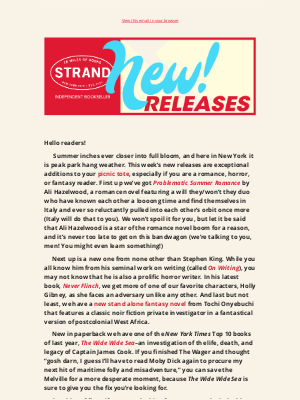 strandbookstore - Just Arrived at Strand: Ali Hazelwood, Stephen King, and more!
