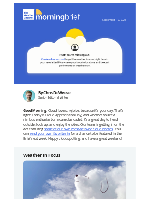 The Weather Channel - Is There A Dog In That Cloud?