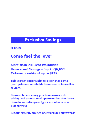 Norwegian Cruise Line - 🛳️Bruce - Princess Cruises - Exclusive Savings and more