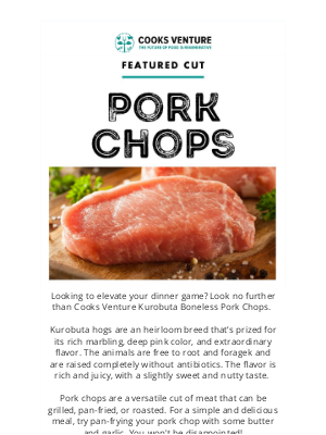 Cooks Venture - Pork Chops: A Cut Above the Rest