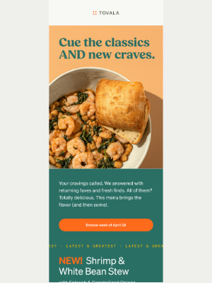 Tovala - New week, new eats (and a few old flames)