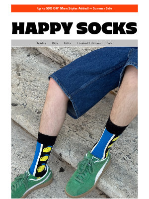 Happy Socks (Denmark) - Ciao, Roma! Happy Socks has landed ☀️
