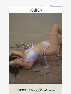 Mika Yoga Wear - SWIM IS HERE 🐚