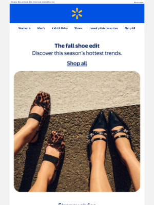 Walmart - The fall shoe edit 👢 🍁