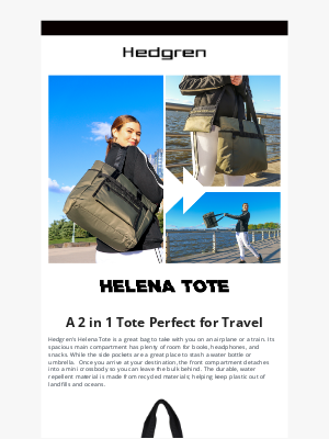 Hedgren - Helena - The Perfect Tote for Your Summer Vacation