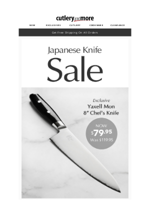 Cutlery and More - Inside: Japanese Knives on sale!