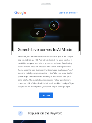 Google - Search with your voice in AI Mode