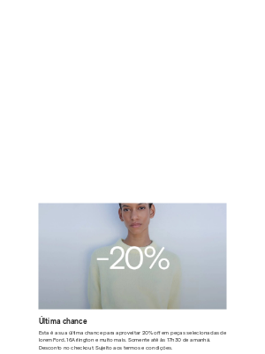 Farfetch (Brazil) - 20% de desconto: última chance
