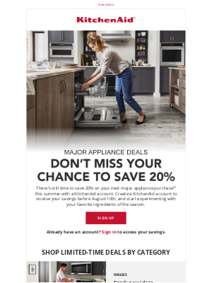 KitchenAid - Open endless possibilities this summer with savings on KitchenAid