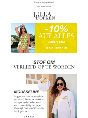 Ulla Popken (Belgium) - Zomerstof 2025? Mousseline natuurlijk!