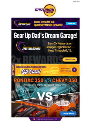 Speedway Motors - Who Wins? Pontiac 350 or Chevy 350?