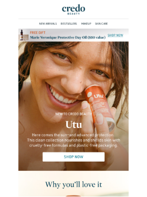 Credo Beauty - New: Meet Utu's ultra-protective sun care