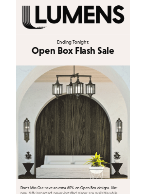 YLiving - Open Box: Extra 60% savings ends tonight.