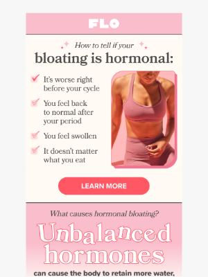 FLO - Is your bloating hormonal?