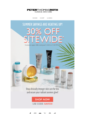 Peter Thomas Roth - Summer Savings Are Here🏖️30% Off Sitewide