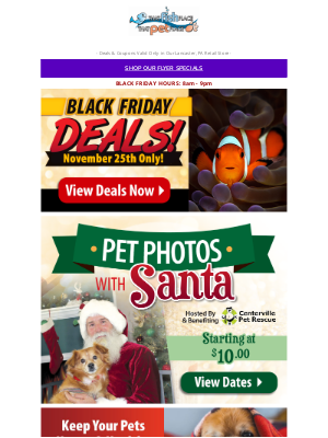 That Pet Place - 1 Day Only - Black Friday Deals are Here!