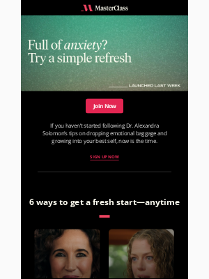 MasterClass - Still in a rut? Let us help you out