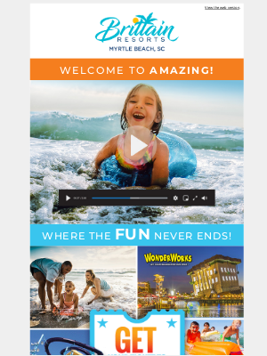 Brittain Resorts & Hotels - Press Play on Endless Summer Savings ▶😎