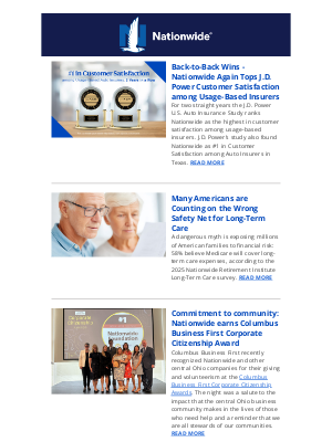Nationwide - New from Nationwide: Catch up on the latest stories