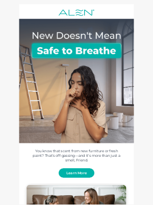 Alen - New Purchases = Invisible Air Pollution