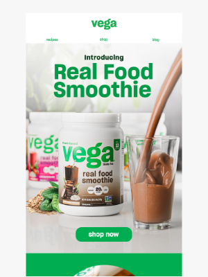 Vega - Real Food Smoothies are here!