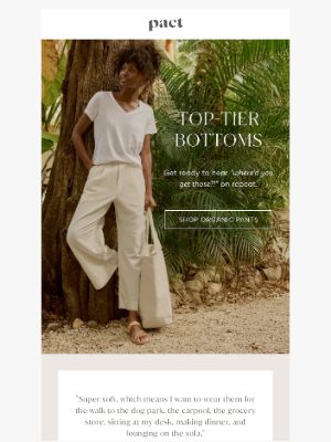 PACT Apparel - Our Most Talked About Pants