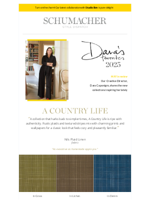 Schumacher and Co. - Dara's New Favorites!
