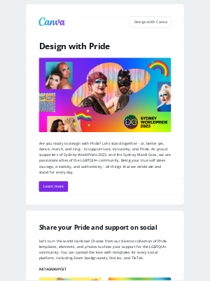 Canva - Ready to design with Pride? 🌈