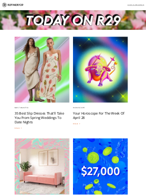 Refinery29 - The '90s dress that'll take you from spring weddings to date nights