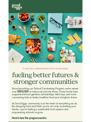 Good Eggs - 🌱 Fuel your school & your family with Good Eggs