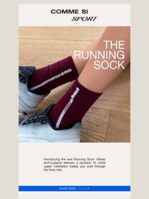 Comme Si - Meet The Running Sock