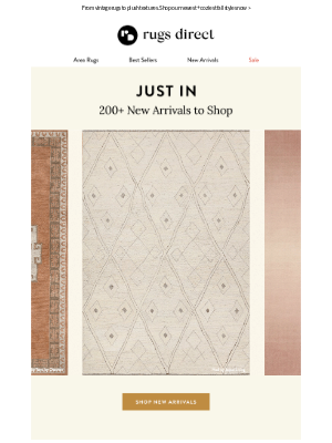 Rugs Direct - 200+ New Arrivals 🤎
