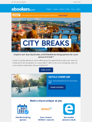 ebookers - Our top city breaks