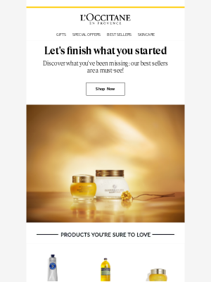 L'Occitane USA - Your skin deserves another look: come back and discover more!