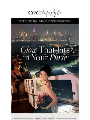 Savor Beauty + Spa - Inside Angela’s Night-Out Bag