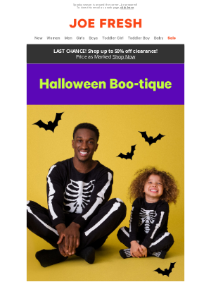 Joe Fresh (Canada) - The Halloween Boo-tique 👻
