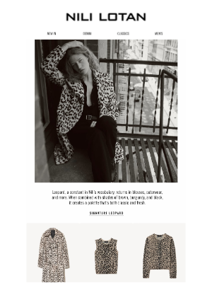 Nili Lotan New York - Love for Leopard