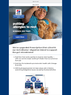 Todays Veterinary Nurse - Introducing z/d AB+ — for dogs with food & fat sensitivities.