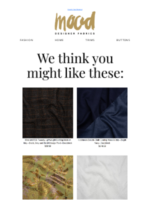 Mood Fabrics - We Shopped For You...