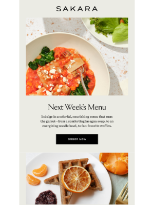 Sakara Life - The Menu That’ll Power Your Week