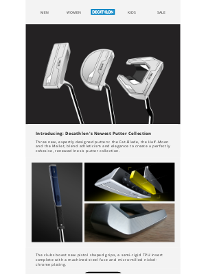 Decathlon - Introducing Decathlon's Newest Putter Collection 🏌️‍♂️